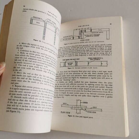 1957 Practical House Carpentry Book Wilson Craftsman Building Simplified Vintage - Picture 6 of 9